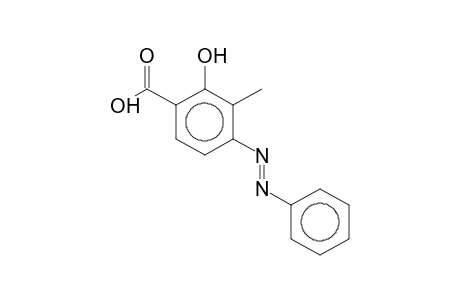 Salicylic acid, 3-methyl-4-phenylazo-