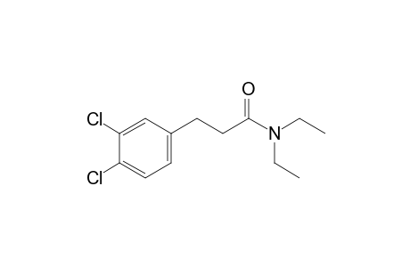 3,4-dichloro-N,N-diethylhydrocinnamamide