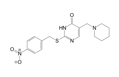 2-p-nitrobenzylthio-5-piperidinomethyluracil