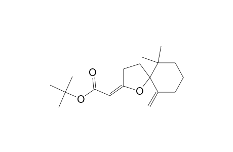 3-(t-Butoxycarbonylmethylene)-2',2'-dimethyl-6'-methylenespiro[2-oxacyclopentane-1,1'-cyclohexane]