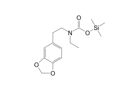 N-Ethyl-3,4-methylenedioxyphenethylamine CO2 TMS