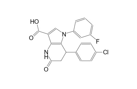 1H-pyrrolo[3,2-b]pyridine-3-carboxylic acid, 7-(4-chlorophenyl)-1-(3-fluorophenyl)-4,5,6,7-tetrahydro-5-oxo-