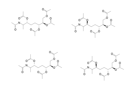 2-ACETAMIDO-3,6,7,8-TETRA-O-ACETYL-1,2,4,5-TETRADEOXY-D-(ALLO,ALTRO,GLUCO,MANNO)-OCTITOL;MIXTURE