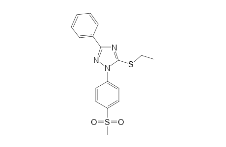 1-[4-(METHYLSULFONYL)-PHENYL]-3-PHENYL-5-(ETHYLTHIO)-1H-1,2,4-TRIAZOLE