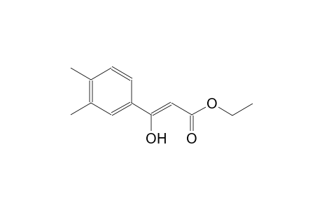 ethyl (2Z)-3-(3,4-dimethylphenyl)-3-hydroxy-2-propenoate