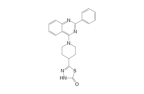 5-(1-(2-Phenylquinazolin-4-yl)piperidin-4-yl)-1,3,4-thiadiazol-2(3H)-one