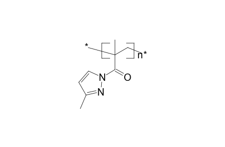 Poly[1-methyl-1-(3-methyl-1-pyrazolylcarbonyl)ethylene]