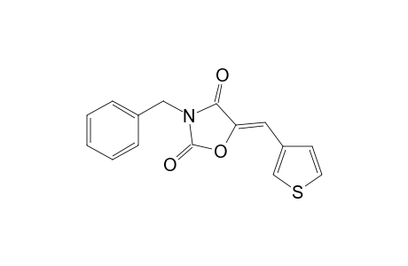 (Z)-3-Benzyl-5-(thiophen-3-ylmethylene)oxazolidine-2,4-dione