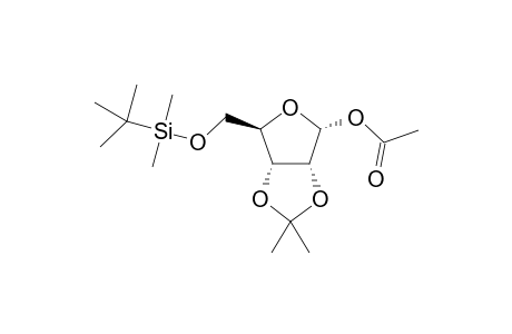 [1'-(2)H]1-O-Acetyl-5-O-[(1,1-dimethylethyl)dimethylsilyl]-2,3-O-(1-methylethylidene)-D-ribofuranose