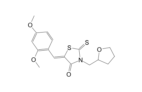 4-thiazolidinone, 5-[(2,4-dimethoxyphenyl)methylene]-3-[(tetrahydro-2-furanyl)methyl]-2-thioxo-, (5Z)-