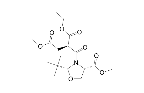 (2R,4S)-2-TERT.-BUTYL-4-METHOXYCARBONYL-3-(2-ETHOXYCARBOYL-3-METHOXYCARBONYL)-PROPANOYL-1,3-OXAZOLIDINE