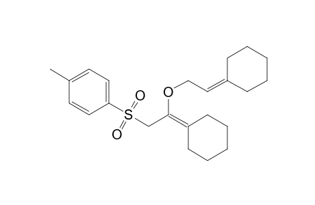 Benzene, 1-[[2-cyclohexylidene-2-(2-cyclohexylideneethoxy)ethyl]sulf onyl]-4-methyl-