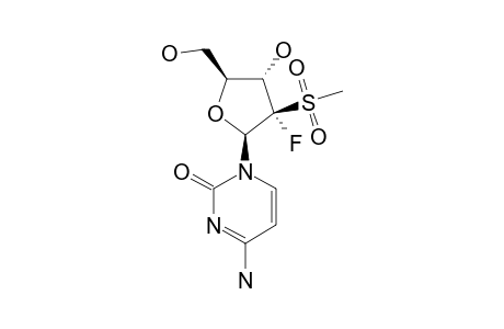2'-DEOXY-2'-(S)-FLUORO-2'-(METHYLSULFONYL)-CYTIDINE