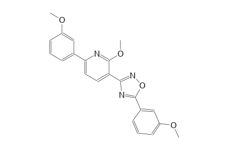 2-methoxy-6-(3-methoxyphenyl)-3-[5-(3-methoxyphenyl)-1,2,4-oxadiazol-3-yl]pyridine