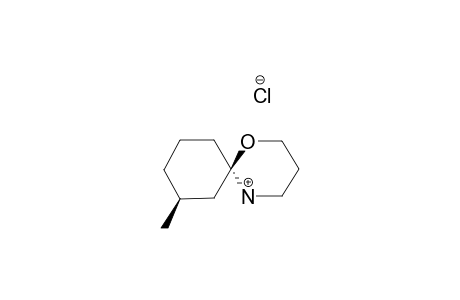 8-METHYL-1,5-OXAZASPIRO-[5.5]-UNDECANE-HYDROCHLORIDE;CIS-ISOMER