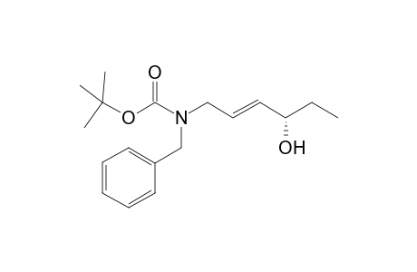 (S)-1-[(N-Benzyl-N-tert-butoxycarbonyl)amino]hex-2-en-4-ol