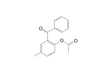 2-Hydroxy-5-methylbenzophenone, acetate