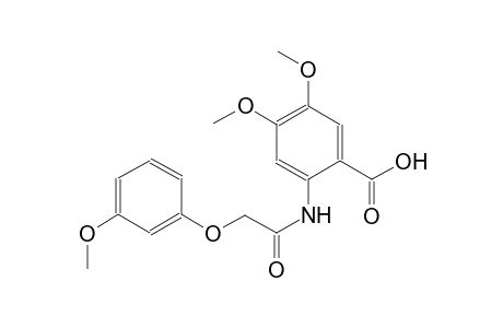 benzoic acid, 4,5-dimethoxy-2-[[(3-methoxyphenoxy)acetyl]amino]-