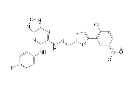 2-furancarboxaldehyde, 5-(2-chloro-5-nitrophenyl)-, [6-[(4-fluorophenyl)amino][1,2,5]oxadiazolo[3,4-b]pyrazin-5-yl]hydrazone