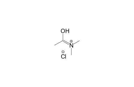 Ethaniminium, N,N-dimethyl-alpha-hydroxy-, chloride, salt