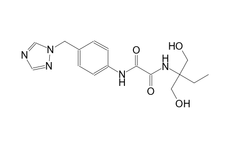 ethanediamide, N~1~-[1,1-bis(hydroxymethyl)propyl]-N~2~-[4-(1H-1,2,4-triazol-1-ylmethyl)phenyl]-