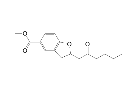Methyl 2-(2-Oxohexyl)-2,3-dihydrobenzofuran-5-carboxylate