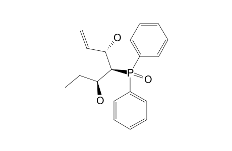 (3RS,4RS,5RS)-4-DIPHENYLPHOSPHINOYL-HEPT-1-EN-3,5-DIOL;SYN-anti-ISOMER
