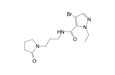 4-bromo-1-ethyl-N-[3-(2-oxo-1-pyrrolidinyl)propyl]-1H-pyrazole-5-carboxamide