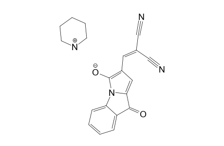 PIPERIDINIUM_SALT_OF_ALPHA-CYANO-BETA-(3-HYDROXY-9-OXOPYRROLO-[1.2-A]-INDOL-2-YL)-ACRYLIC-ACID_NITRILE