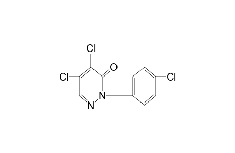 2-(p-CHLOROPHENYL)-4,5-DICHLORO-3(2H)-PYRIDAZINONE