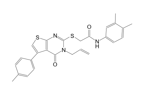 acetamide, 2-[[3,4-dihydro-5-(4-methylphenyl)-4-oxo-3-(2-propenyl)thieno[2,3-d]pyrimidin-2-yl]thio]-N-(3,4-dimethylphenyl)-