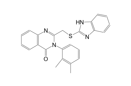 4(3H)-quinazolinone, 2-[(1H-benzimidazol-2-ylthio)methyl]-3-(2,3-dimethylphenyl)-