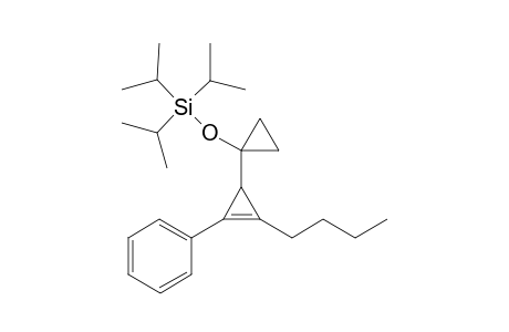 ((2'-Butyl-3'-phenyl-[1,1'-bi(cyclopropan)]-2'-en-1-yl)oxy)-triisopropylsilane