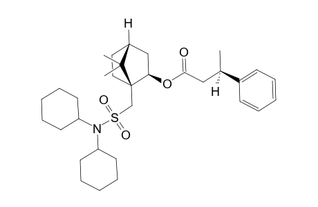(S,2R,4R)-10-(N,N-Dicyclohexylaminosulfonyl)born-2-yl (R)-3-phenylbutanoate