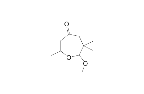 7-Methoxy-2,6,6-trimethyl-6,7-dihydro-5H-oxepin-4-one