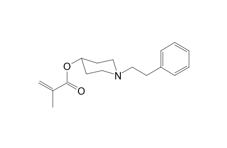 1-(2-Phenylethyl)piperidin-4-yl-2-methylprop-2-enoate