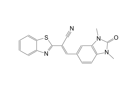 (2E)-2-(1,3-benzothiazol-2-yl)-3-(1,3-dimethyl-2-oxo-2,3-dihydro-1H-benzimidazol-5-yl)-2-propenenitrile