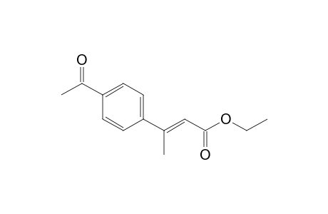 Ethyl (E)-3-(4-acetylphenyl)but-2-enoate