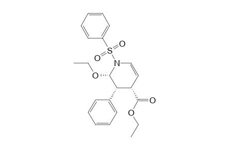 (2R(*),3R(*),4R(*))-4-(Ethoxycarbonyl)-2-(4'-methoxyphenyl)-3-methyl-1-(phenylsulfonyl)-1,2,3,4-tetrahydropyridine