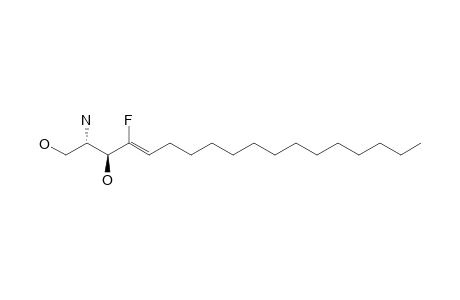 4-FLUOROSPINGOSINE;[2S,3S,(4Z)]-2-AMINO-4-FLUOROOCTADEC-4-ENE-1,3-DIOL