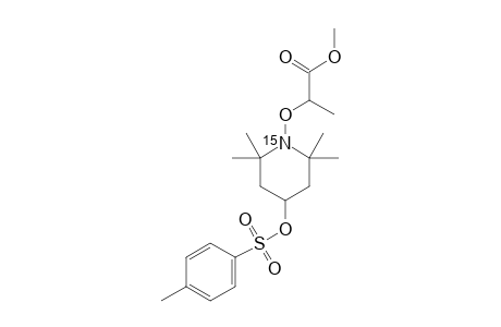 2-[[2,2,6,6-tetramethyl-4-(4-methylphenyl)sulfonyloxy-1-piperidyl]oxy]propionic acid methyl ester