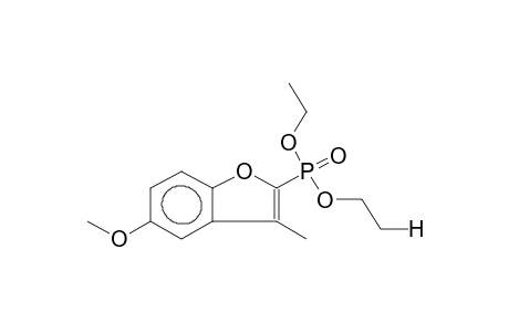 2-DIETHOXYPHOSPHORYL-3-METHYL-5-METHOXYBENZOFURAN