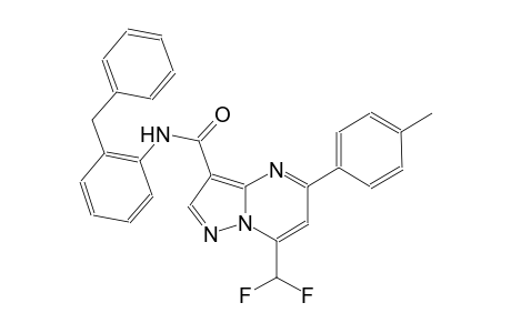 N-(2-benzylphenyl)-7-(difluoromethyl)-5-(4-methylphenyl)pyrazolo[1,5-a]pyrimidine-3-carboxamide