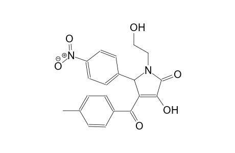 3-Hydroxy-1-(2-hydroxy-ethyl)-4-(4-methyl-benzoyl)-5-(4-nitro-phenyl)-1,5-dihydro-pyrrol-2-one