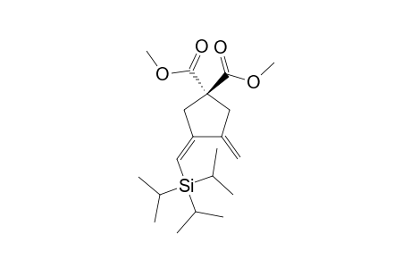 (Z)-1,1-DICARBOMETHOXY-3-METHYLENE-4-TRIISOPROPYLSILYLMETHYLENE-CYCLOPENTANE