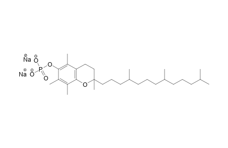 dl-2,5,7,8-tetramethyl-2-(4,8,12-trimethyltridecyl)-6-chromanol, phosphate, disodium salt