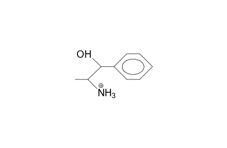 2-Ammonio-1-phenyl-propanol cation