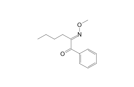 (2E)-2-methoxyimino-1-phenyl-1-hexanone