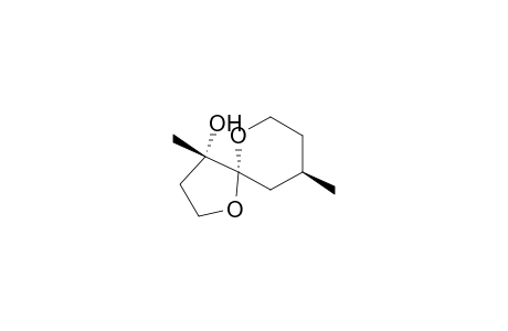 rel-(4S,5R,9R)-4-Hydroxy-4,9-dimethyl-1,6-dioxaspiro[4,5]decane