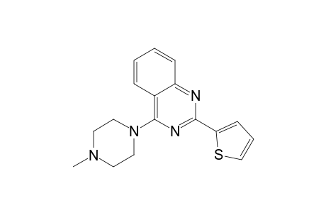 4-(4-Methyl-1-piperazinyl)-2-thiophen-2-ylquinazoline